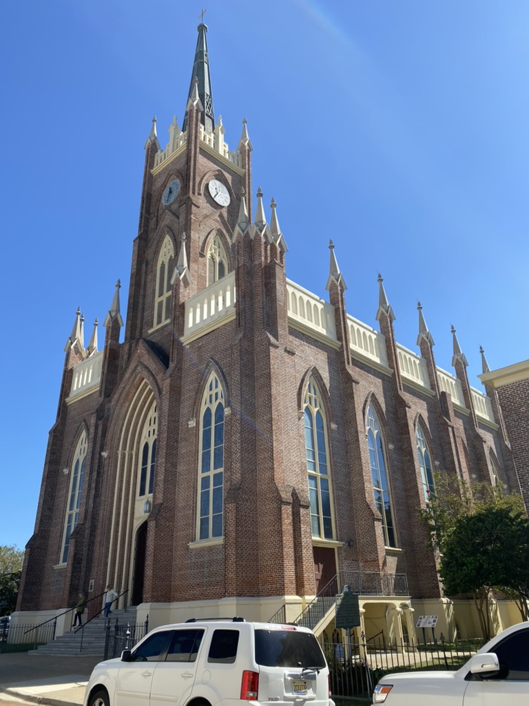 St. Mary Basilica adjacent to Frankie’s on Main